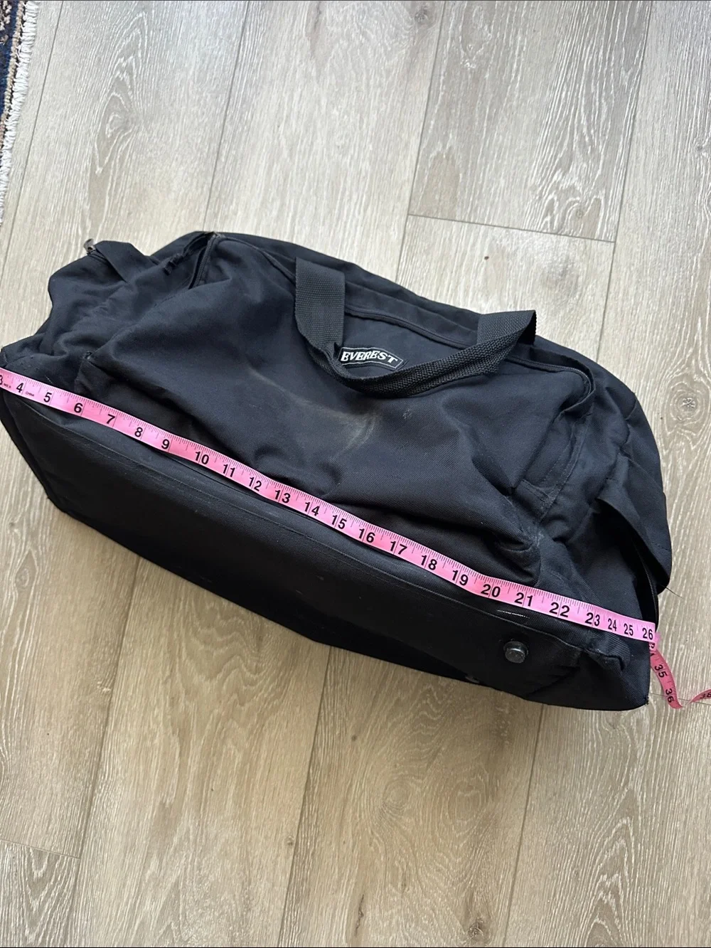 Everest black duffel